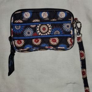 Vera Bradley travel wallet, floral/owl